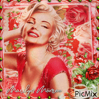 Marilyn Monroe in Red