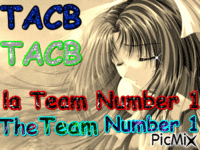 Number 1 ; TACB - 免费动画 GIF