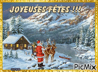 Joyeuses Fetes - Bezmaksas animēts GIF