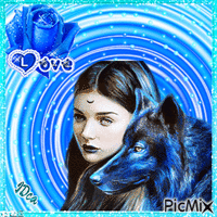 Belle et loup Animated GIF