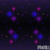 fundo com estrelas - Darmowy animowany GIF