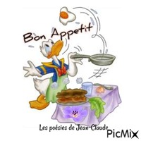 Bon appétit animeret GIF