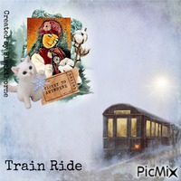 Train Ride - GIF animado gratis