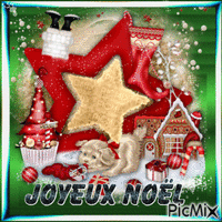 Joyeux Noël - Δωρεάν κινούμενο GIF