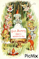 Good Morning fairies animerad GIF