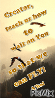 Teach us to fly! - Free animated GIF