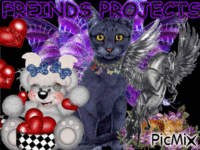 FREINDS PROJECTS animēts GIF