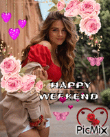 Happy Weekend - GIF animate gratis