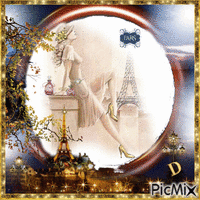 Paris Glamour - GIF animé gratuit