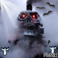 Ghost train2 - Бесплатный анимированный гифка