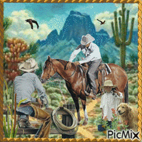 Cowboy - Bezmaksas animēts GIF