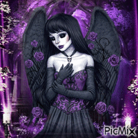 Angel gothic - GIF animasi gratis