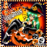 Manga Halloween...concours GIF animé