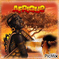 portrait Afrique - GIF animé gratuit
