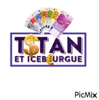 TITAN ET ICEBEURGUE argent animerad GIF