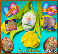 frohe Ostern анимирани ГИФ