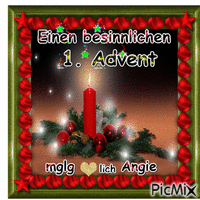 1. Advent - Ingyenes animált GIF