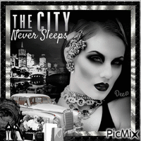 The city never sleeps - GIF animé gratuit