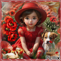 poppies - GIF animé gratuit