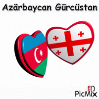 Azärbaycan Gürcüstan - Darmowy animowany GIF