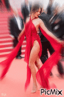Alessandra Ambrosio on the red carpet - Free animated GIF
