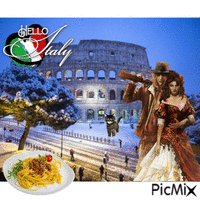 Hello Italy анимированный гифка