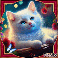 cute kitty - Nemokamas animacinis gif