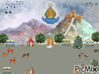 sierra morena y el santuario Animated GIF