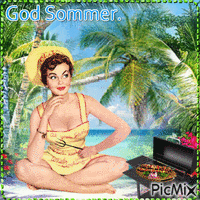 Happy Summer. анимиран GIF