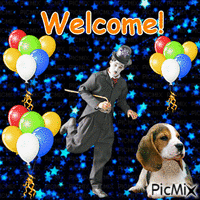 Welcome Animiertes GIF