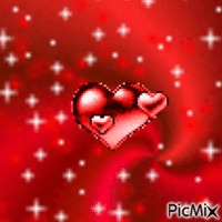Cœur rouge - GIF animate gratis