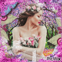 spring beauty Animiertes GIF
