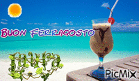 Buon Ferragosto animēts GIF