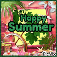 Happy Summer animowany gif