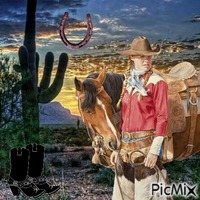 Cowgirl - png ฟรี