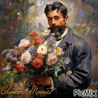 Claude Monet - Darmowy animowany GIF