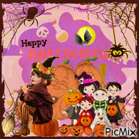 Happy Halloween animovaný GIF