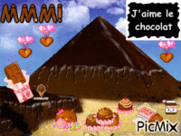 Le monde aux chocolat! animovaný GIF