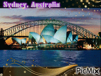 Sydney, Australia ( animated postcard) :) geanimeerde GIF