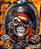 pirate de l'enfer - Zdarma animovaný GIF