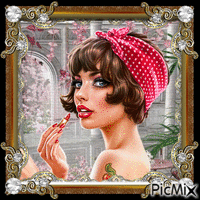 FEMME COQUETTE - Free animated GIF