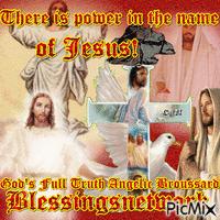 theres power in the name of Jesus animoitu GIF