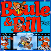boule et bill animovaný GIF