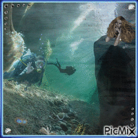 Muy muy en el fondo del mar habita.... animovaný GIF
