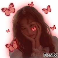 Seulgi The Butterfly Goddess - GIF animé gratuit
