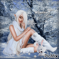 winter fantasy - GIF animado gratis