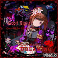 ena's spooky goodnight アニメーションGIF