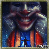 Le clown - GIF animé gratuit