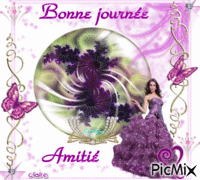 Boule de fleurs - Бесплатный анимированный гифка
