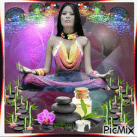 Meditation анимированный гифка